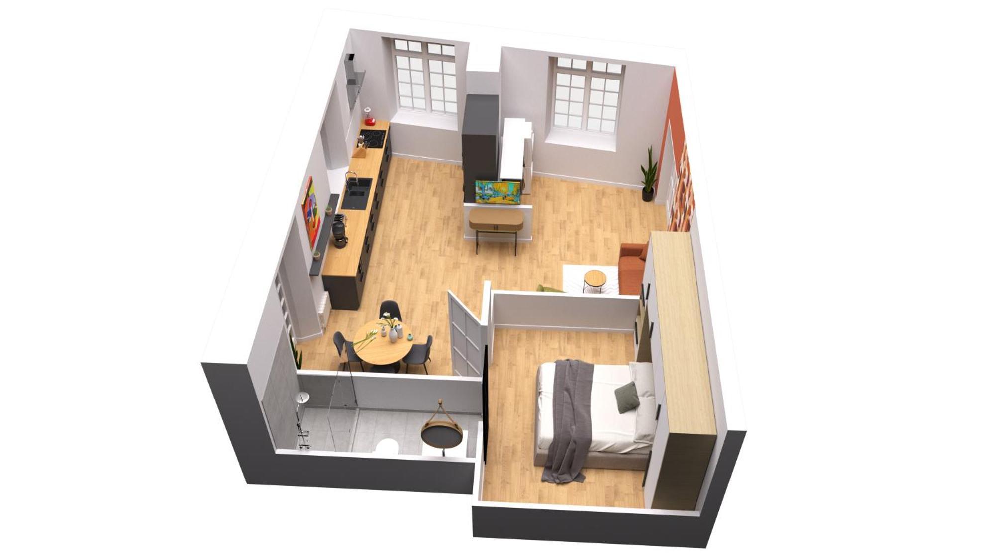 Mm Suites Loft Cathedrale Reims Værelse billede